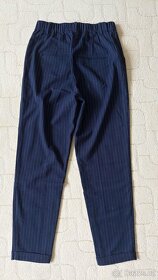 Modré kalhoty s proužkem Cropp, vel. S - 3