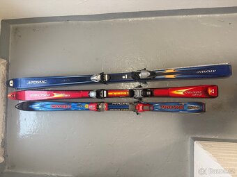 prodám 3 páry použitých lyží - 3