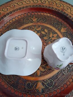 Hrníček růžový porcelán - 3