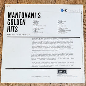 Mantovani – Mantovani's Golden Hits 1967 VG, VYPRANÁ Vinyl - 3
