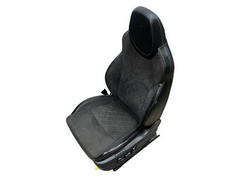 Sedačky černá kůže alcantara Škoda Superb 3 Sportline kombi - 3