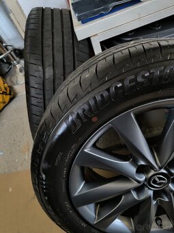 ALU kola Mazda 6 5x114,3 R17 Originál, pneu letní 6mm+TPMS - 3