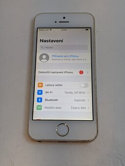 iPhone SE 128gb gold. Top stav. Baterie 87%. Záruka 6 měsíců - 3
