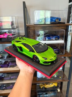 MR Collection - Lamborghini Aventador SVJ, Verde Alceo, 1:18 - 3