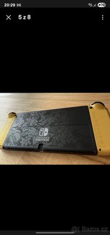 Nintendo OLED switch Platoon edice a pikachu dokovací stanic - 3