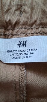 Chlapecké bavlněné,plátěné kalhoty Cargo 164/170 H&M - 3
