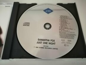 CD SAMANTHA FOX - JUST ONE NIGHT - 3