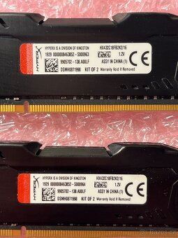 Kingstone HyperX black DDR4 Kit 16Gb 3200mhz CL18 - 3
