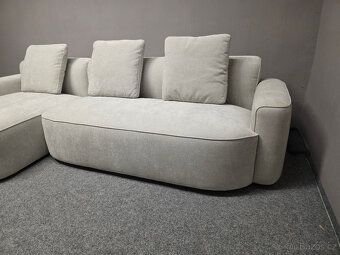 Nová variabilní sedačka ELA světle šedá - 3