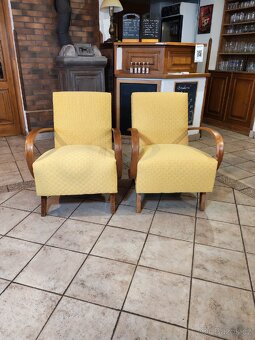 Párová křesla Halabala C a stolek Koželka Kropáček - 3