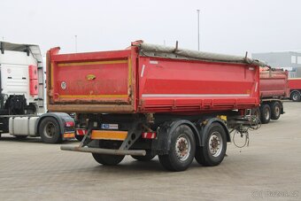 Meiller MZDA 18/22 B, NÁPRAVY SAF, TŘÍSTRANNÝ, 13m³ - 3