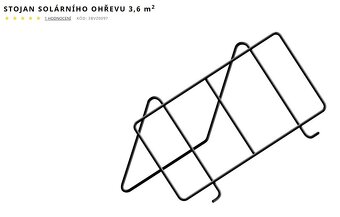 Bazénový solární ohřev 3,6 m2 - 3