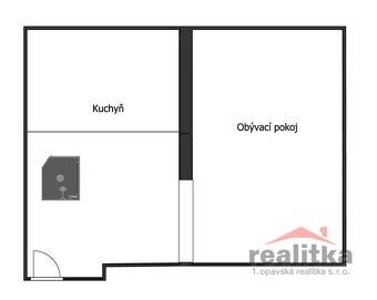 Pronájem bytu 1+1, 42 m2, ul. Olomoucká, Opava - 3