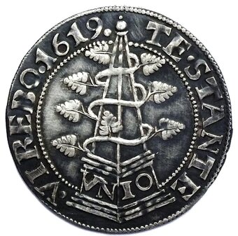 Morava, stavy,12 krejcar 1619,novoražba,ČNS Brno,Ag 999/1000 - 3