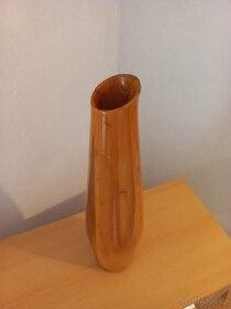 Soustružená váza 53 cm, retro, 60. léta - 3