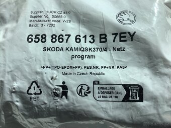 Ochranné sítě do kufru vozidla Škoda Kamig - 3