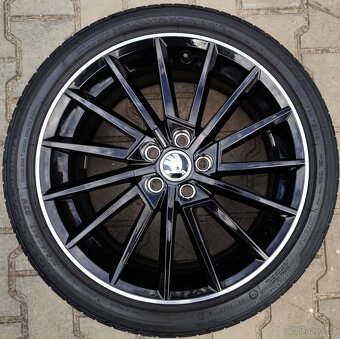 Disky originální Škoda Fabia III, Rapid 5x100 R17 Torino - 3