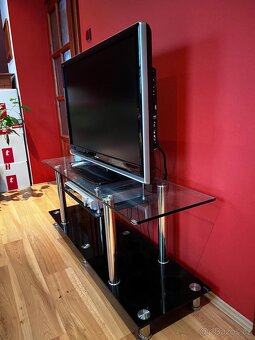 TV stolek skleněný + Tv zdarma - 3
