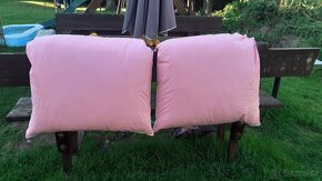 Nove dve perove periny a dva polstare ,husi peri je napln. - 3