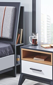 💎 Luxusní studentská postel THOR 100x200 – NOVÁ, ZABALENÁ - 3