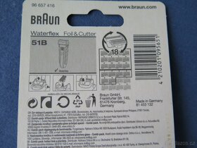 Náhradní břit + fólie Braun Combi Pack 51B - 3