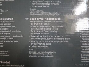 Sada závaží na posilování/běh - 3