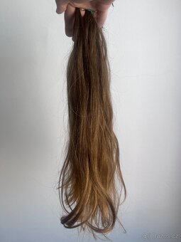 Vlasy na predlžovanie - keratin - 3