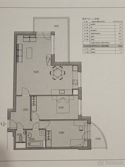 Pronájem byty 3+kk, 80 m2 - Praha - Řeporyje, ev.č. 00063 - 3