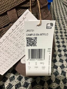 Nove hnede kozene Adidas Campus 00s WTR vel. 39 1/3 - 3