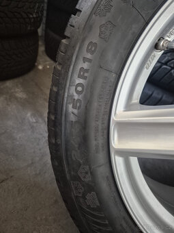 Sada originál alu kol R18 Mercedes + zimní pneu 245/50 - 3