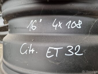 Plechové disky 4X108 16" ET32 Peugeot - 3