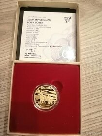 Sada zlatých mincí - Večerníček 50 let (5 ks Au mincí) - 3