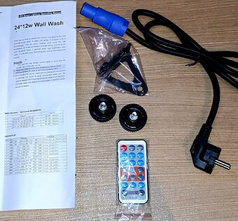 Novinka...4 ks 24x12 Wat RGBW +dálk.ovl - 3