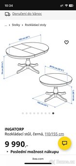 Nerozbalený kulatý stůl rozkládací - 3