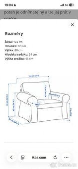 Křeslo IKEA EKTORP - 3