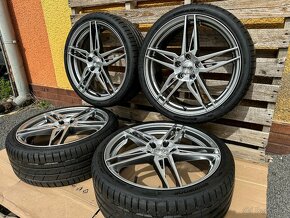 Alu kola 5x112 r19 DOTZ + pneu 225/35/19 - NOVÁ SADA - 3