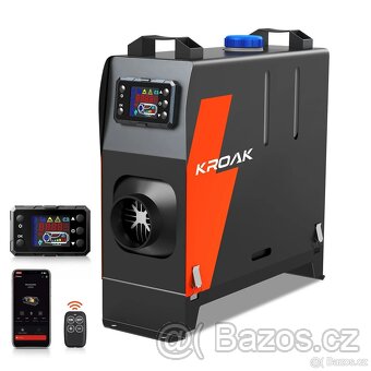 Bufík Naftové topení 8KW LCD dálkové ovl. + servis a díly - 3