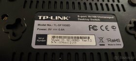Switch TP-Link TL-SF1008D jednoduchý 8 portový switch #B10 - 3