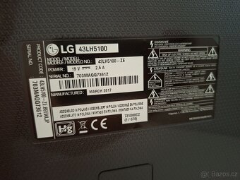 TV LG LED 108cm 43LH5100 - 3