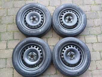 Plechová kola,sada,5x100,ET40,KUMHO,185/65 R15, NOVÁ SADA - 3