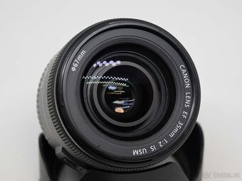 CANON EF 35/2 IS USM + sluneční clona - TOP stav - 3