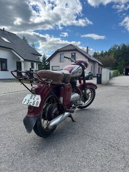 Jawa 250 kývačka s TP - 3