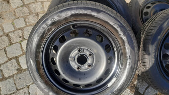 plech disky s pneu 205/55 r16 s poklicema VW - 3