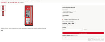 Detektory pro rotační lasery Hilti PRA20 a PRA30 (nové) - 3