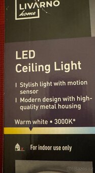 Stropní LED svítidlo čtvercové nové - 3