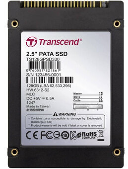 Transcend PSD330 128GB PATA IDE 2,5" - nový SSD disk - 3