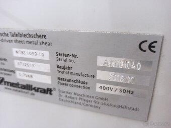 Hydraulické nůžky Metallkraft 1050-10 - 3
