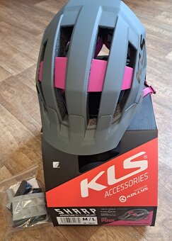 Cyklistická přilba Kellys Sharp Pink M/L - 3