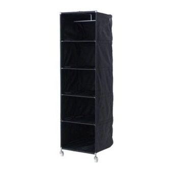 Látková skříň IKEA PS (černá) - 3