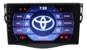 9" Toyota RAV4 (3gen.) - android 13/14 - GPS rádio - 3